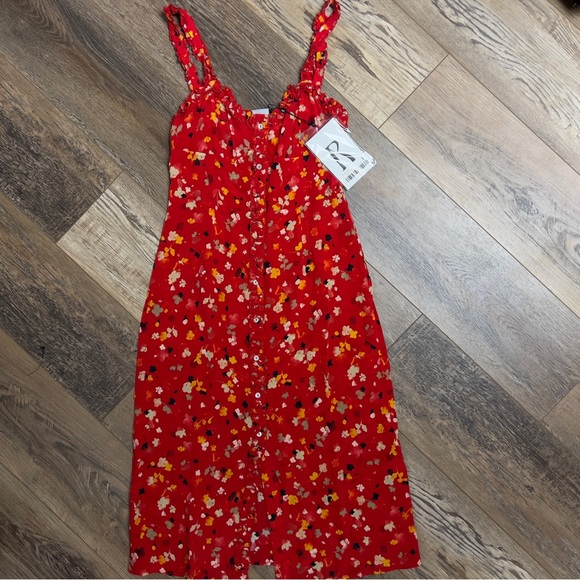 💔sold 💔 Realisation Par long red dress size S NWT - Picture 2 of 5